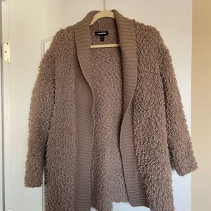 Express Sherpa Cardigan